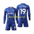 Camisola Chelsea Sancho 19 Criança Equipamento Primeiro 2024-2025 Manga Comprida